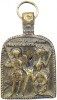 Явление архангела Михаила Иисусу Навину. XVII—XIX века. Медный сплав, литье. 6,9х4,4 см.
