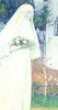 Портрет преподобномученицы великой княгини Елисаветы Феодоровны Романовой. Между 1910 и 1912 годами. Москва. М.В. Нестеров. Картон, грунт, гуашь. 47,5х24,5 см.; паспарту 69х46,5 см.