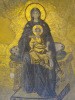 Богородица с младенцем Христом. Мозаика в конхе апсиды 867 г.