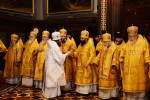 В день памяти святителя Филарета Московского архиепископ Амвросий принял участие в литургии в Храме Христа Спасителя
