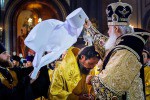 Архиепископ Амвросий сослужил Святейшему Патриарху Кириллу за великой вечерней Рождества Христова