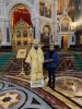 Архиепископ Амвросий сослужил Святейшему Патриарху в день открытия Международных Рождественских чтений