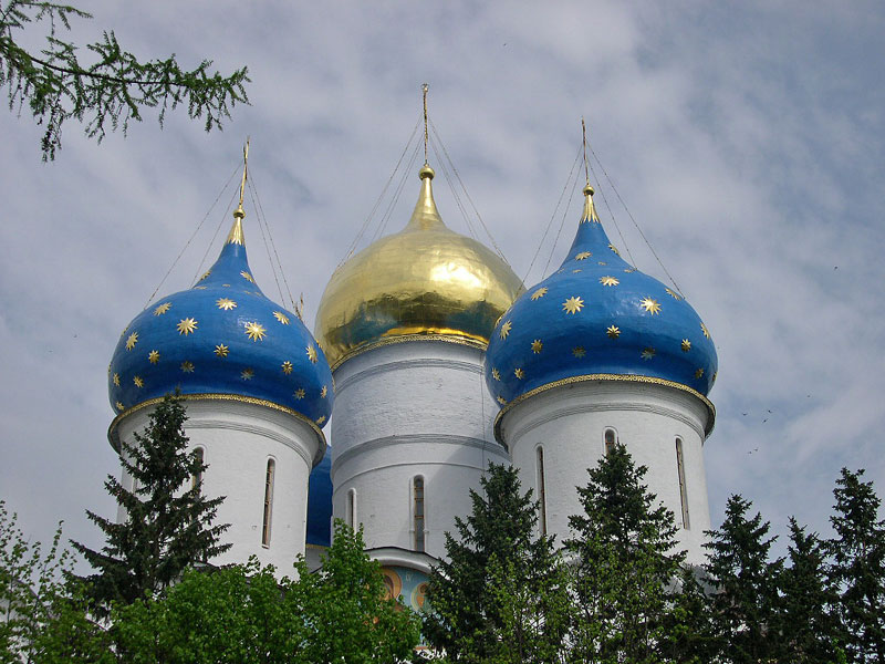 Троицкий собор Троице Сергиево Лавре купол