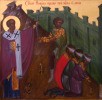 Св. Никола спасает 3 мужей от усекновения мечем