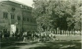 Спортплощадка перед Царскими чертогами. 1930-1940-е годы