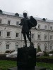 Скульптура "Св. вмч. Феодор Стратилат" на территории Богоявленско-Анастасиина монастыря