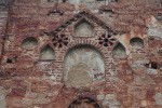 Фрагмент фасада церкви Петра и Павла в Кожевниках. 1406 год. Великий Новгород.