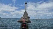 У памятника затопленным корыблям, Севастополь